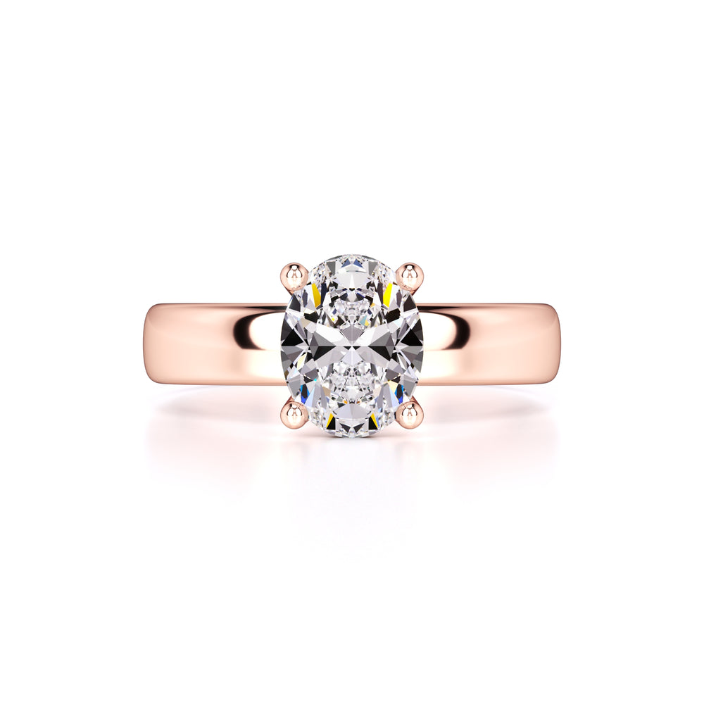 Stella Moissanite Ring | Rose Gold | 1