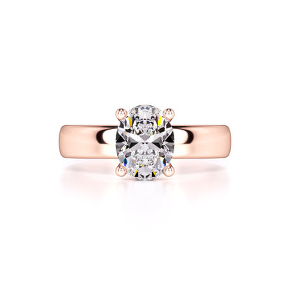 Stella Moissanite Ring | Rose Gold | 1