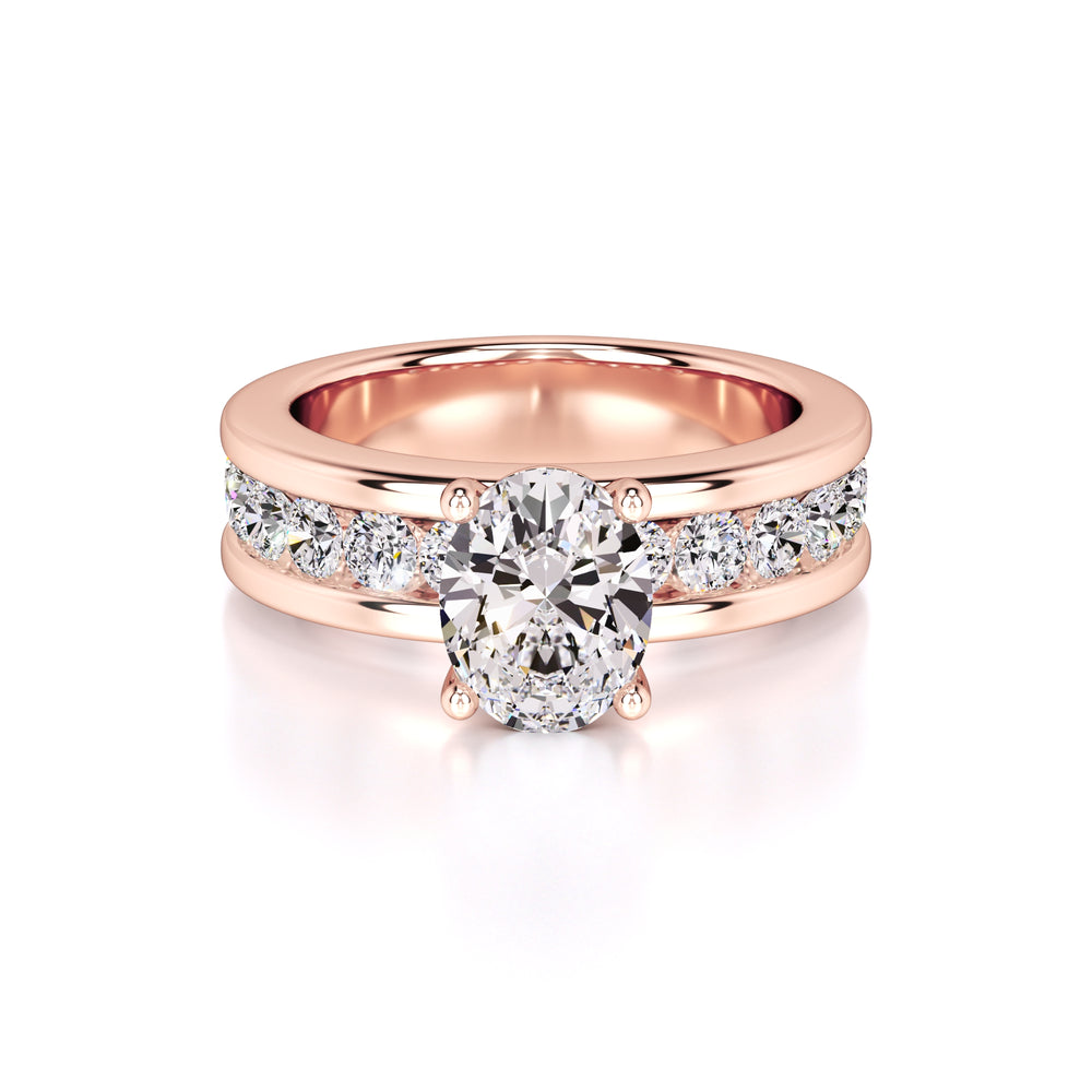 Aubrey Lab Grown Diamond Ring | Rose Gold | 1