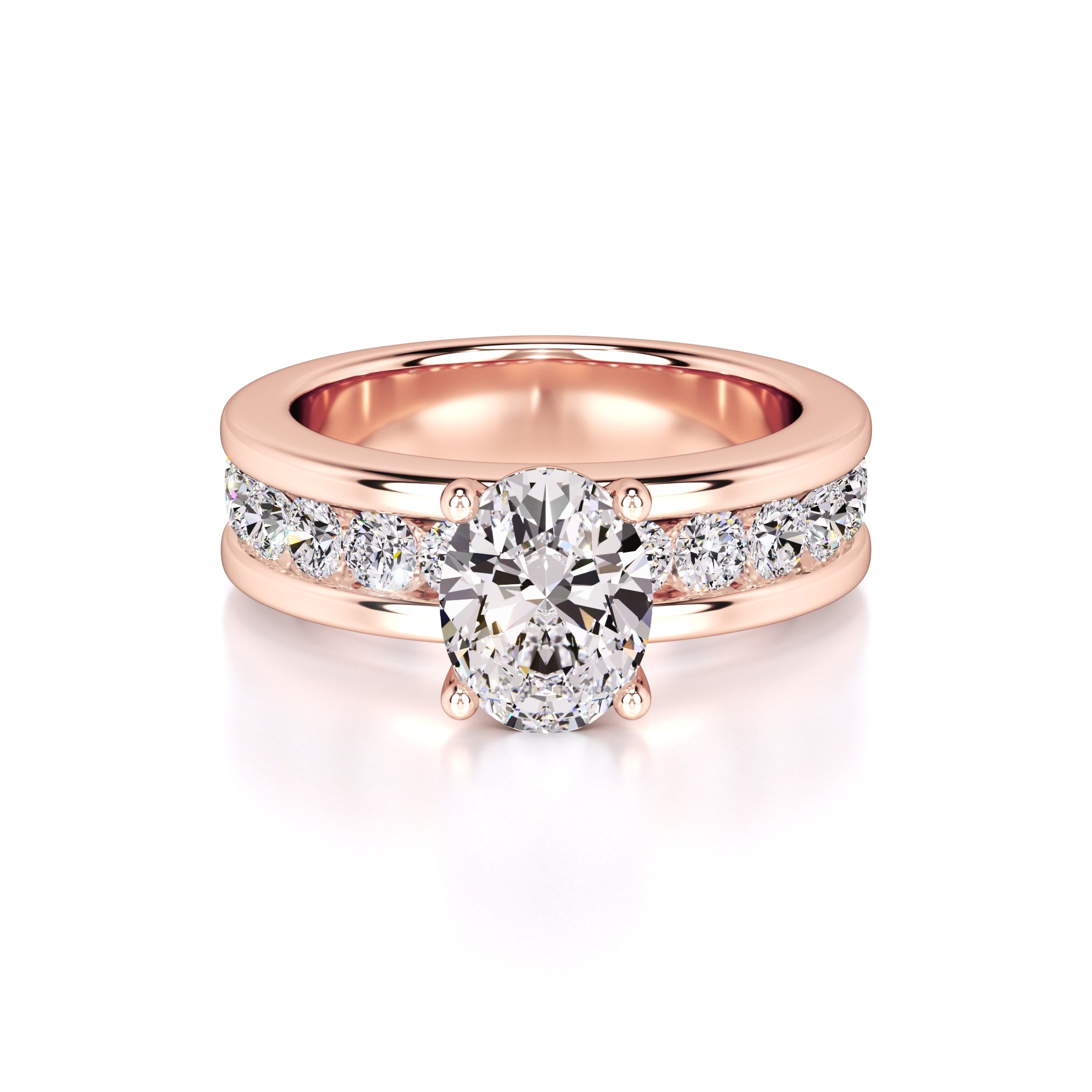 Aubrey Lab Grown Diamond Ring | Rose Gold | 1