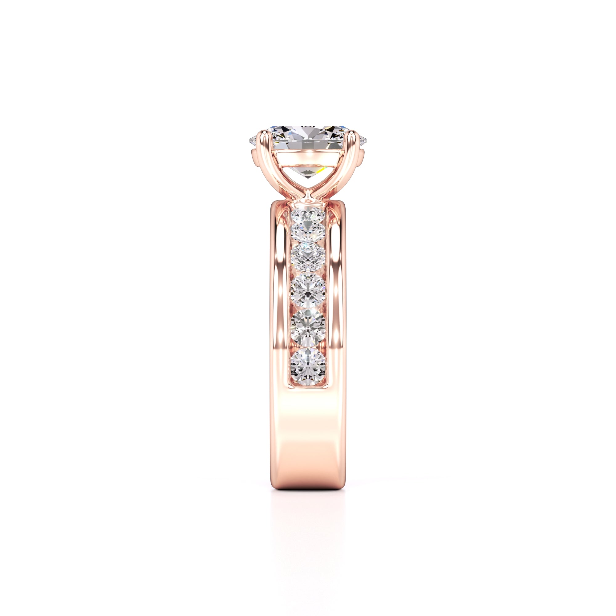 Aubrey Lab Grown Diamond Ring | Rose Gold | 4
