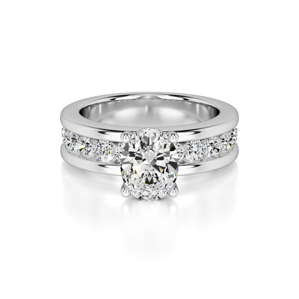 Aubrey Lab Grown Diamond Ring | White Gold | 1