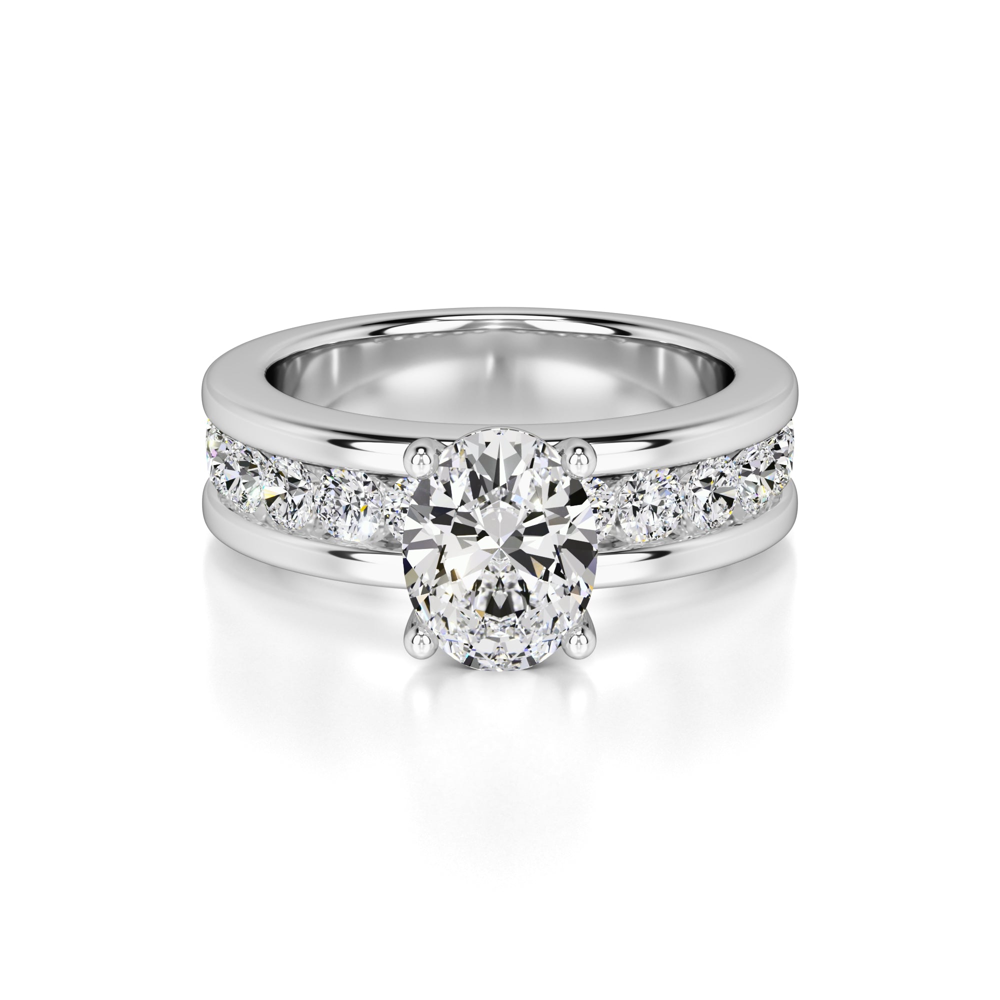 Aubrey Lab Grown Diamond Ring | White Gold | 1