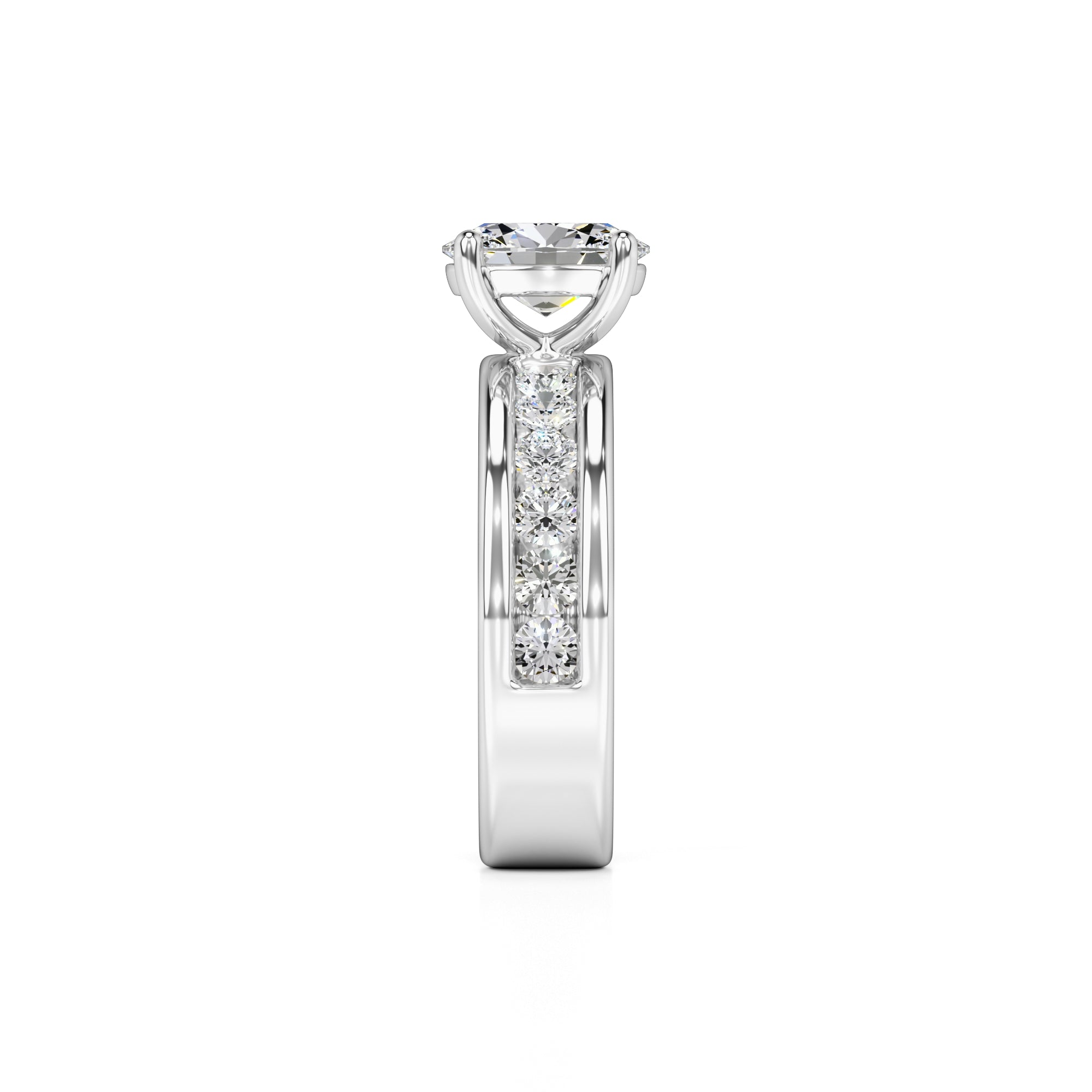 Aubrey Lab Grown Diamond Ring | White Gold | 4