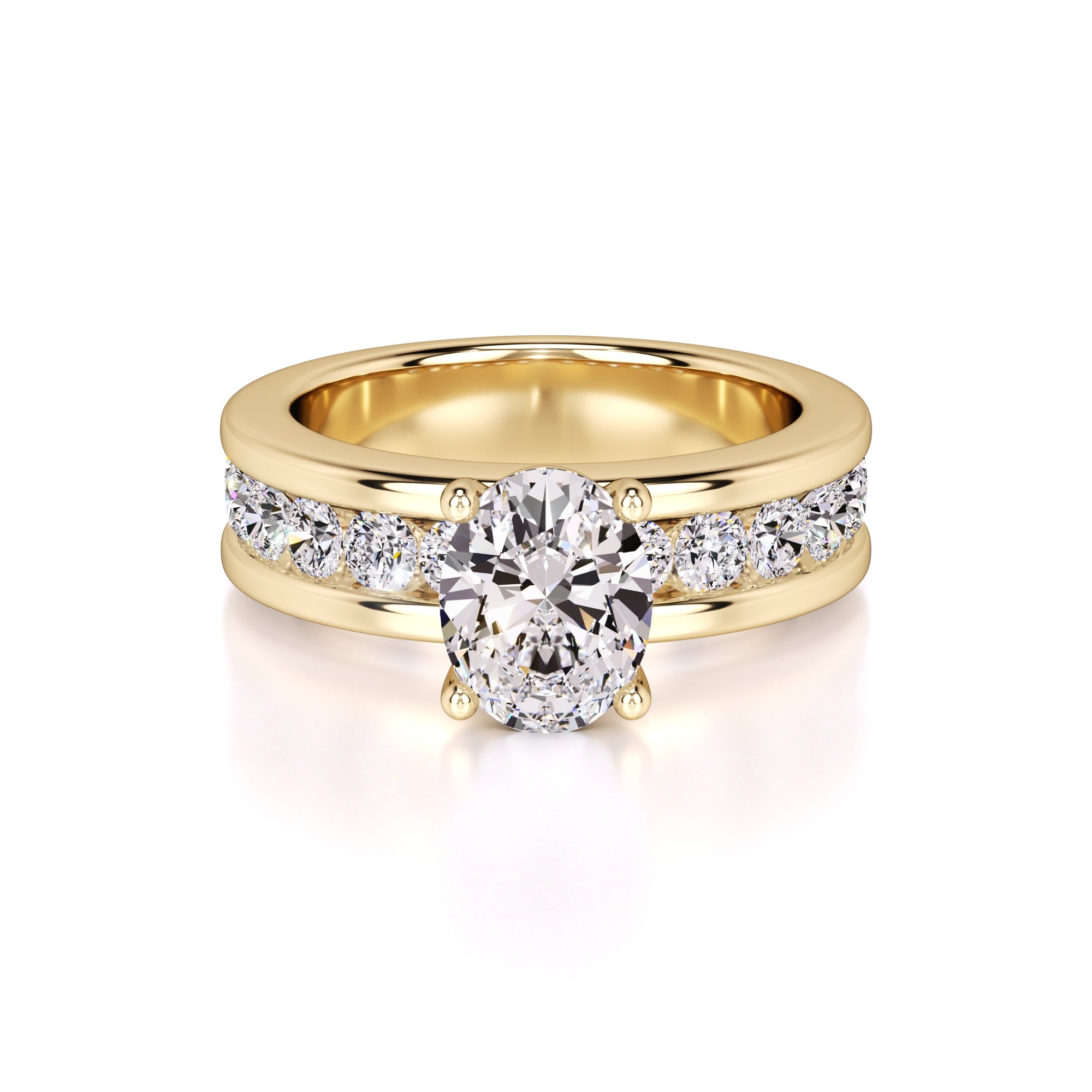 Aubrey Lab Grown Diamond Ring | Yellow Gold | 1