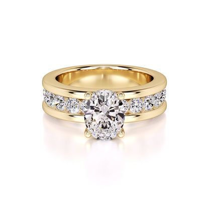 Aubrey Lab Grown Diamond Ring | Yellow Gold | 1