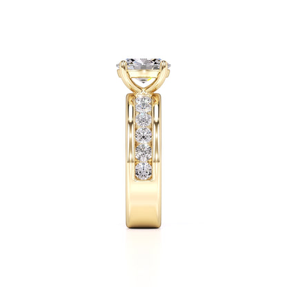 Aubrey Lab Grown Diamond Ring | Yellow Gold | 4