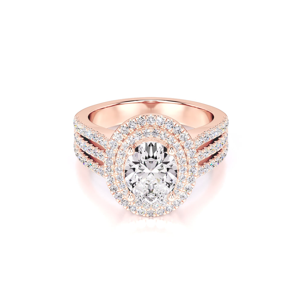 Delilah Lab Grown Diamond Ring | Rose Gold | 1