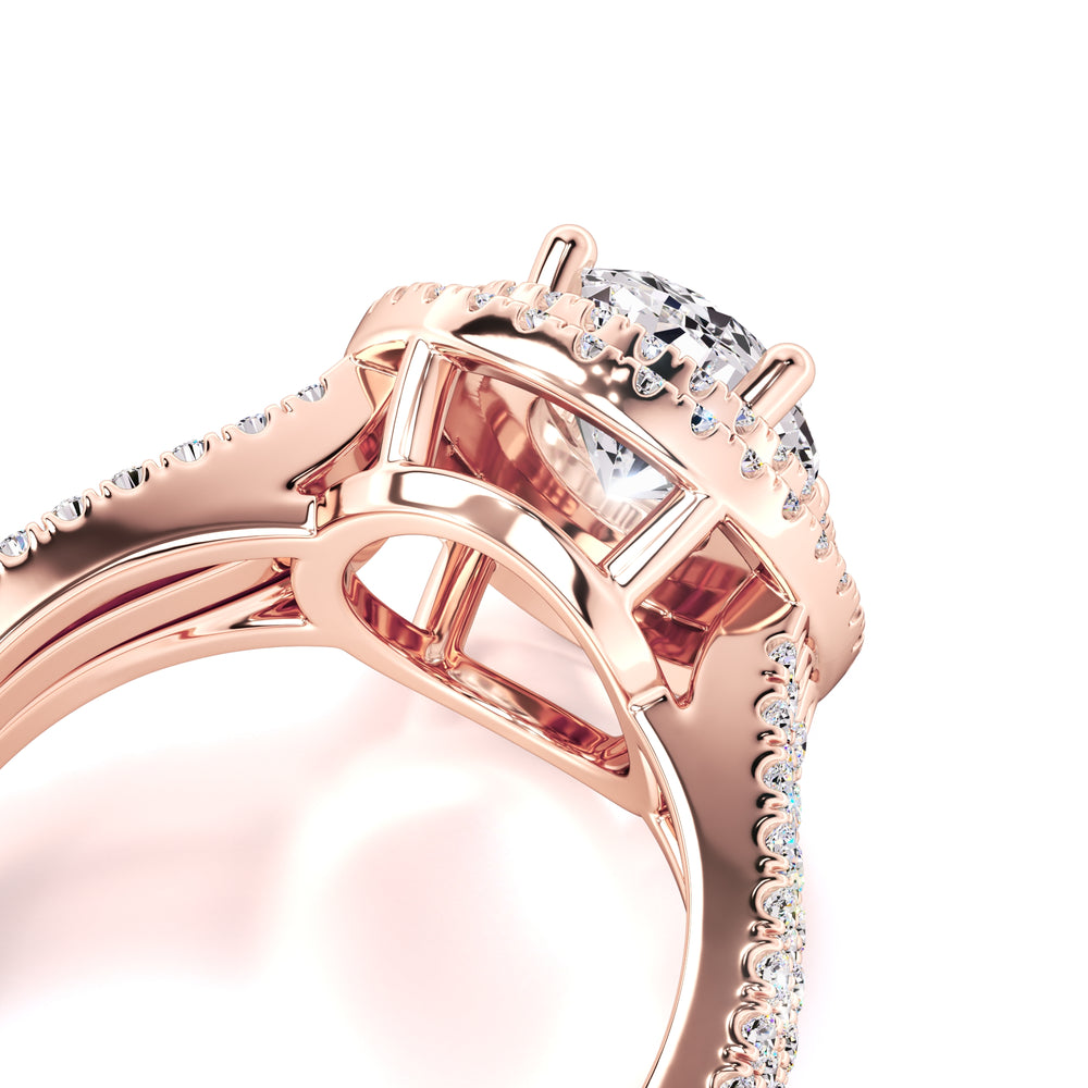 Delilah Lab Grown Diamond Ring | Rose Gold | 2