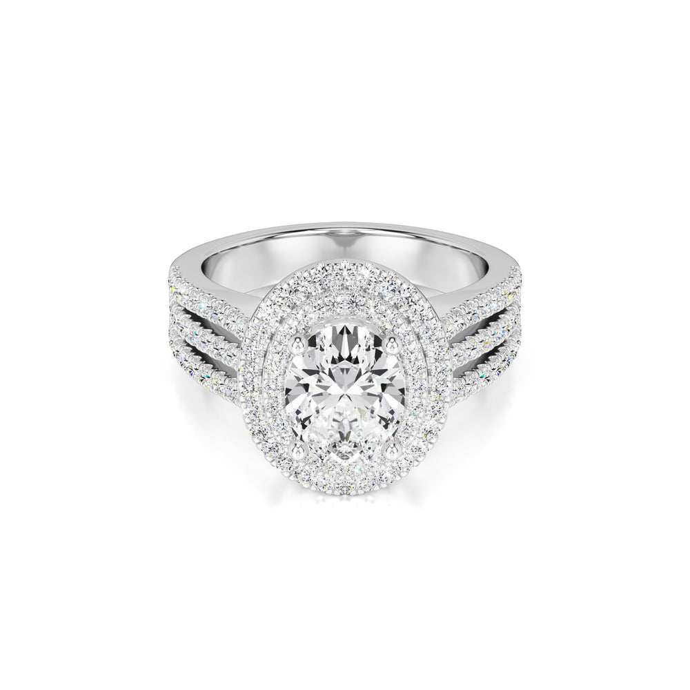 Delilah Lab Grown Diamond Ring | White Gold | 1