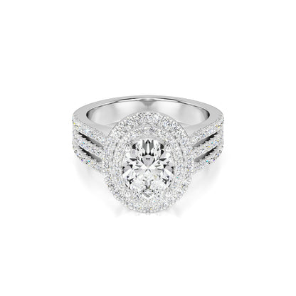 Delilah Lab Grown Diamond Ring | White Gold | 1