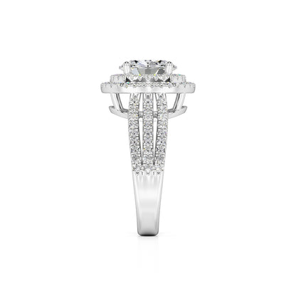 Delilah Lab Grown Diamond Ring | White Gold | 4