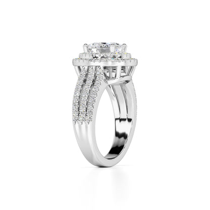 Delilah Lab Grown Diamond Ring | White Gold | 3