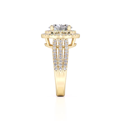 Delilah Lab Grown Diamond Ring | Yellow Gold | 4