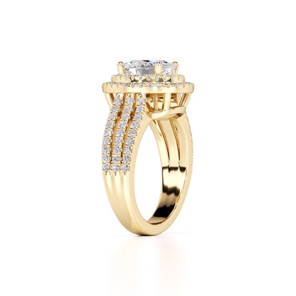 Delilah Lab Grown Diamond Ring | Yellow Gold | 3