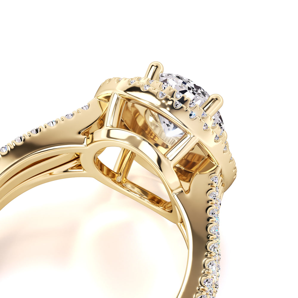 Delilah Lab Grown Diamond Ring | Yellow Gold | 2