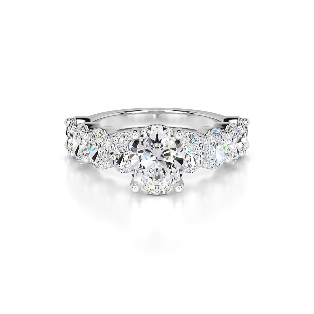 Kaitlyn Lab Grown Diamond Ring | White Gold | 1