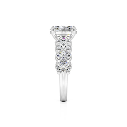 Kaitlyn Lab Grown Diamond Ring | White Gold | 4
