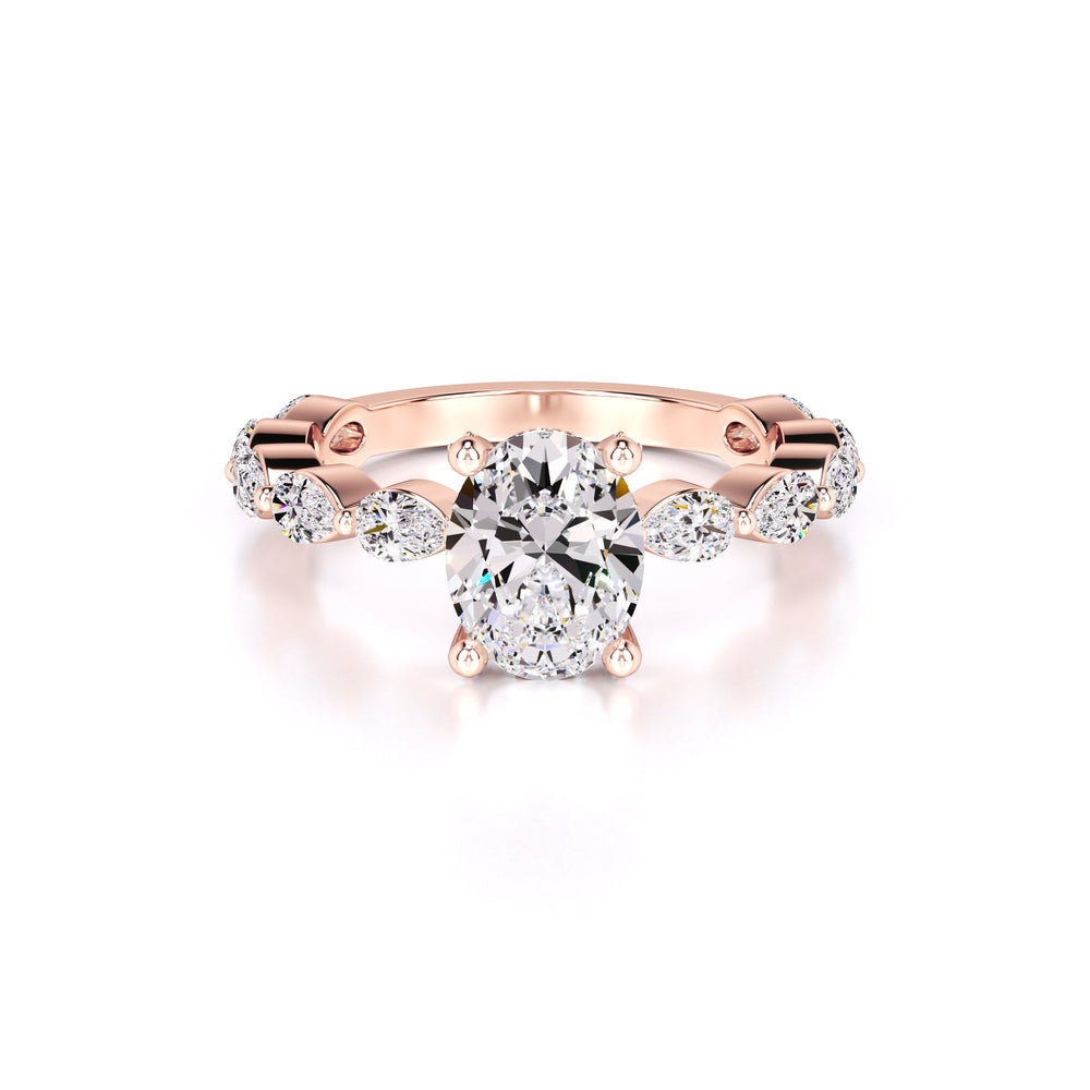 Landon Lab Grown Diamond Ring | Rose Gold | 1