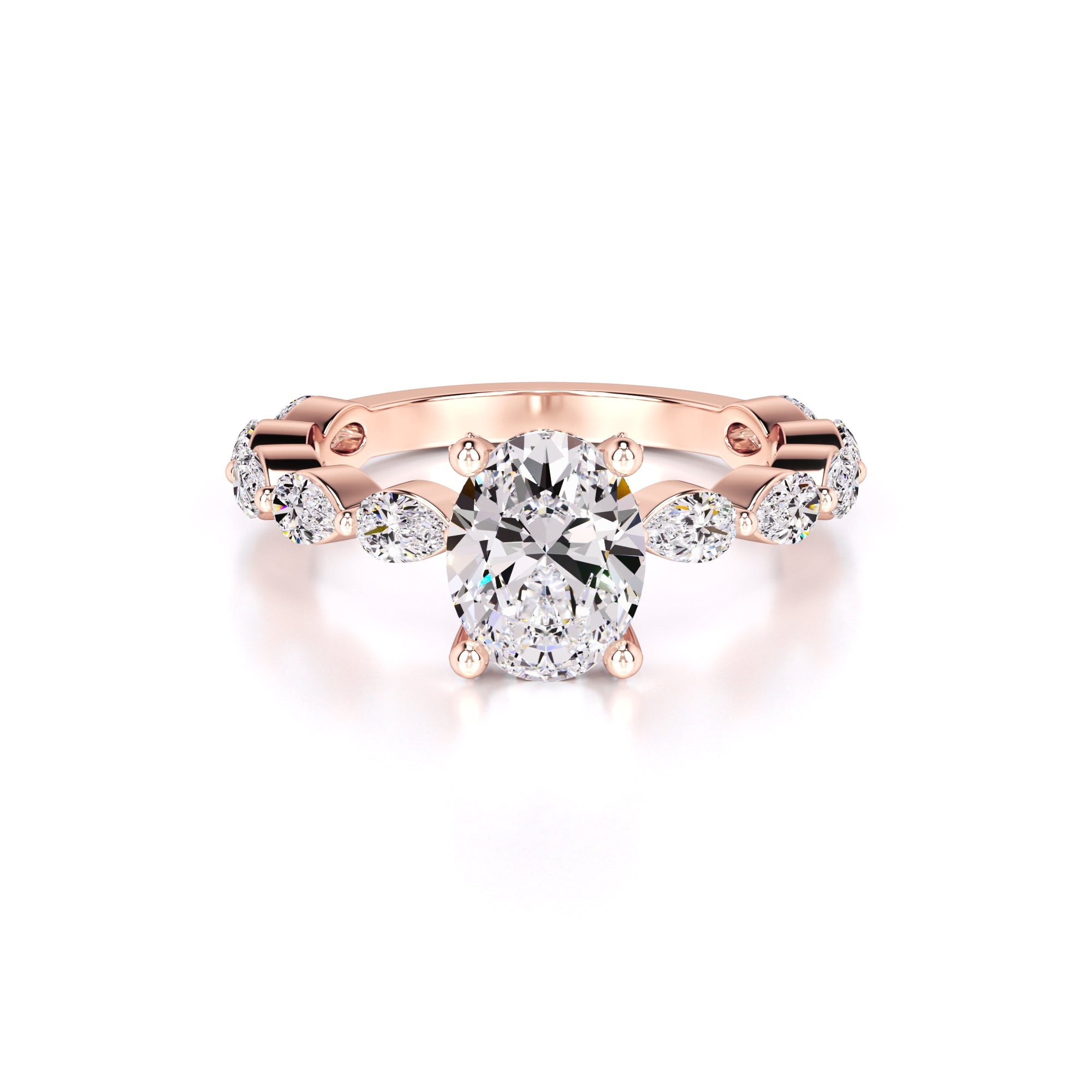 Landon Lab Grown Diamond Ring | Rose Gold | 1