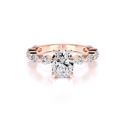 Landon Lab Grown Diamond Ring | Rose Gold | 1
