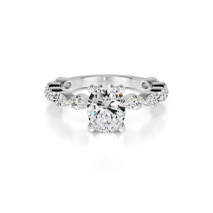 Landon Lab Grown Diamond Ring | White Gold | 1