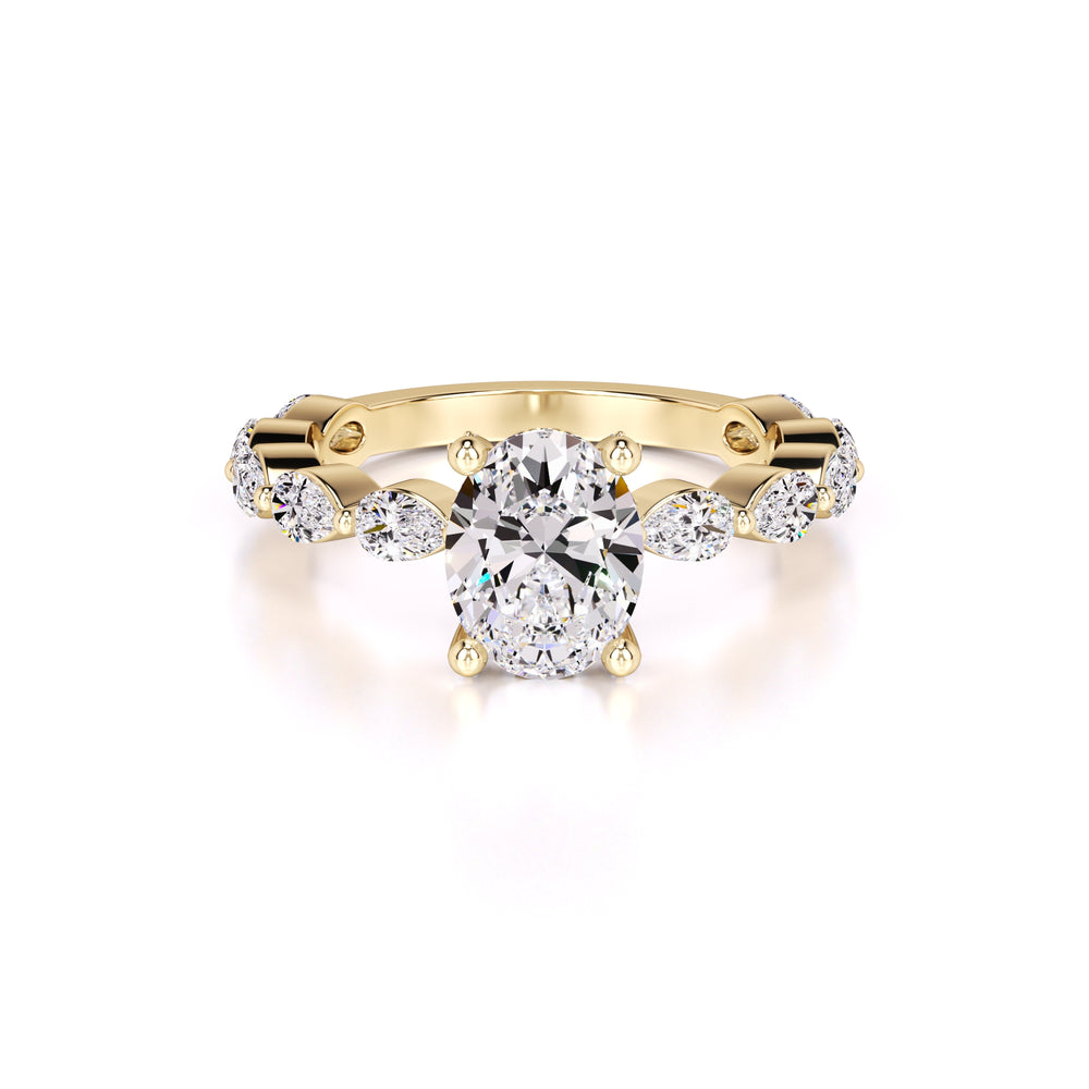 Landon Lab Grown Diamond Ring | Yellow Gold | 1
