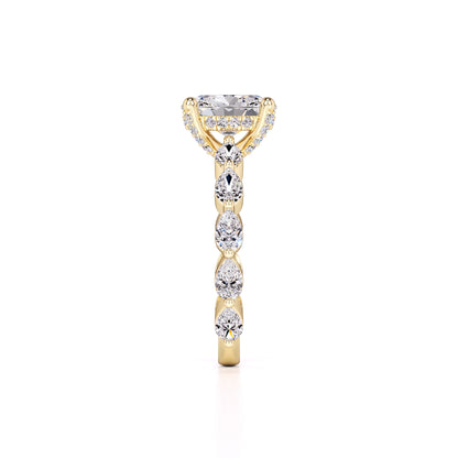Landon Lab Grown Diamond Ring | Yellow Gold | 4