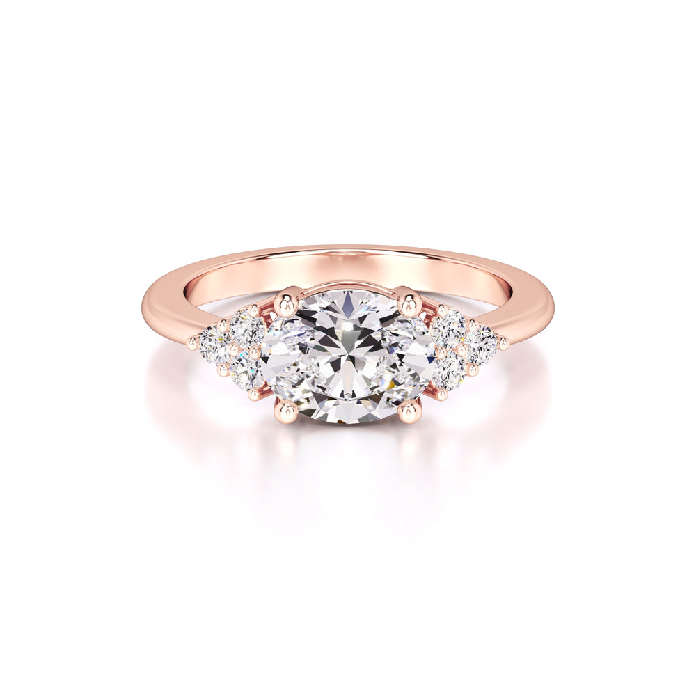 Morgan Lab Grown Diamond Ring | Rose Gold | 1