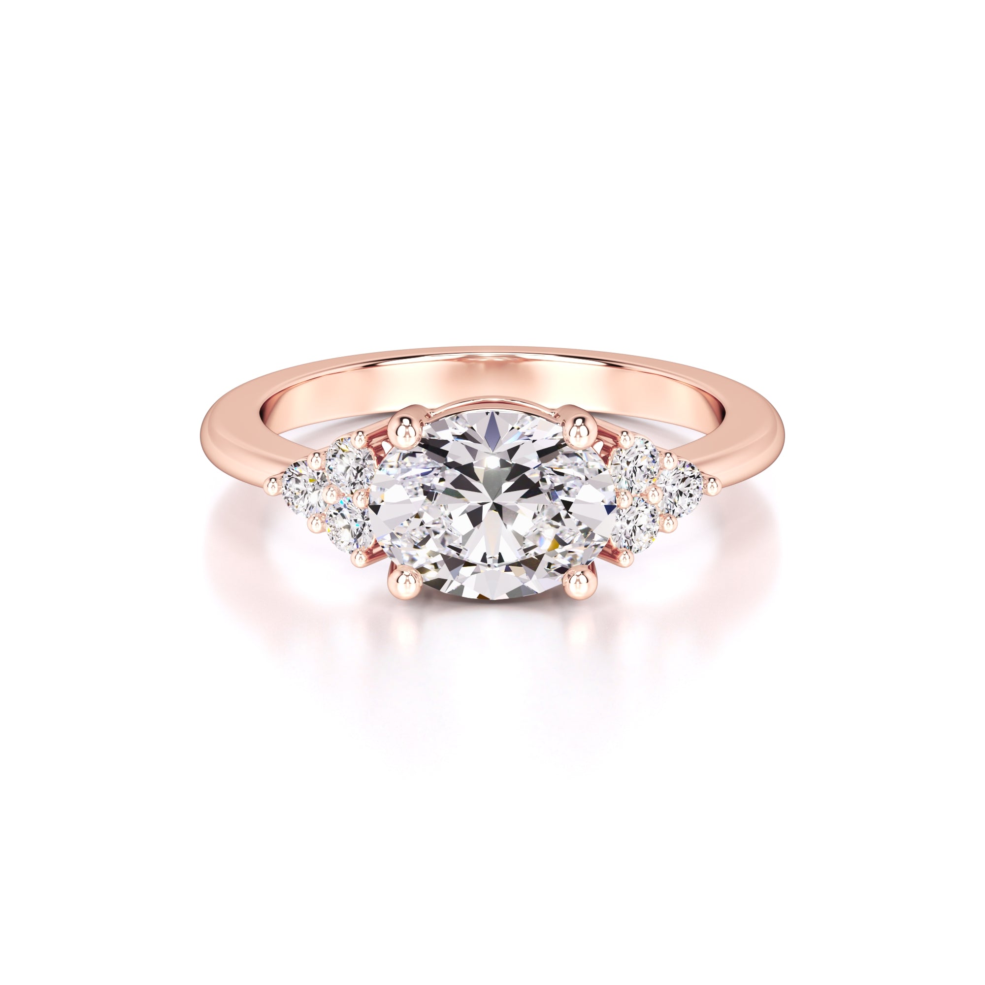 Morgan Lab Grown Diamond Ring | Rose Gold | 1
