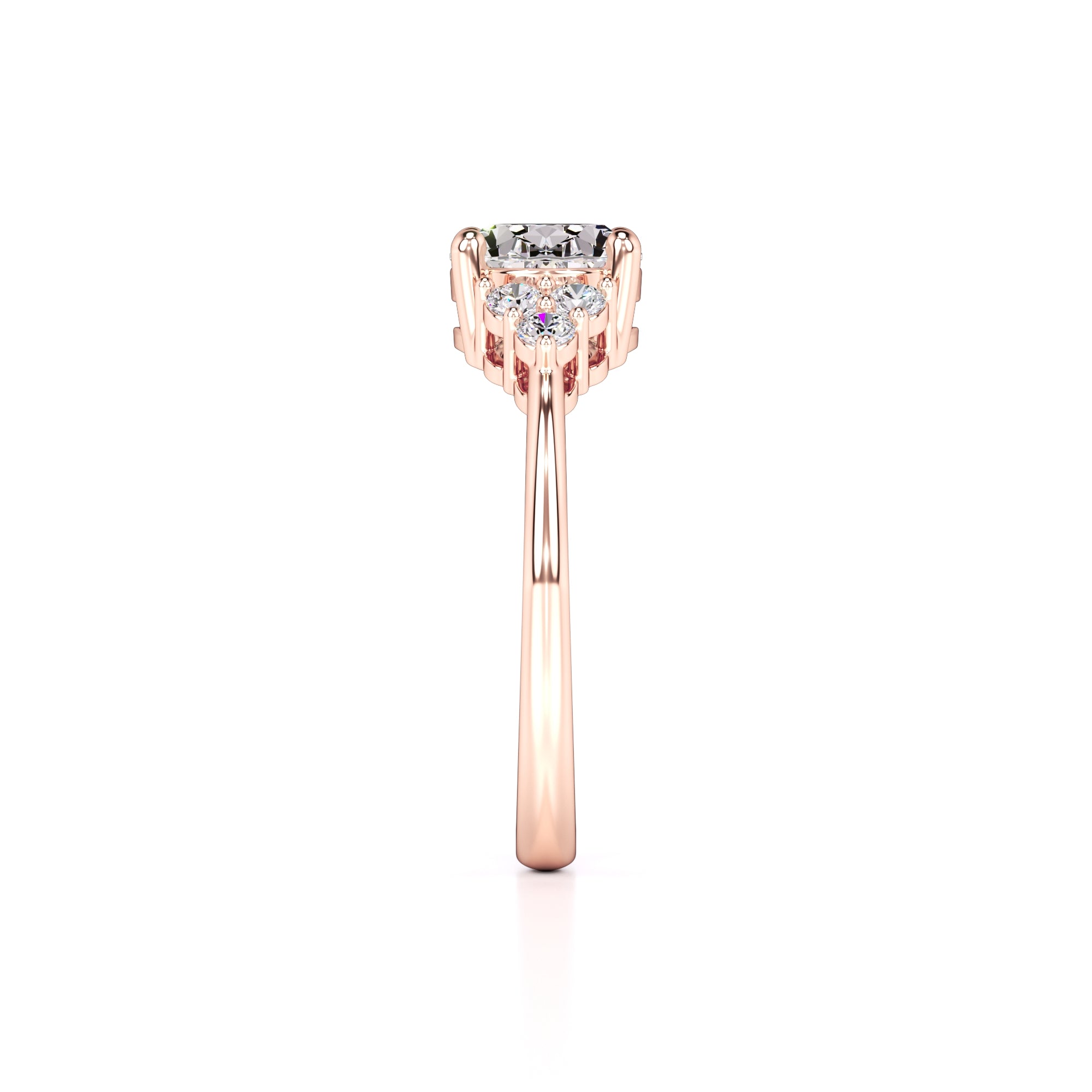 Morgan Lab Grown Diamond Ring | Rose Gold | 4