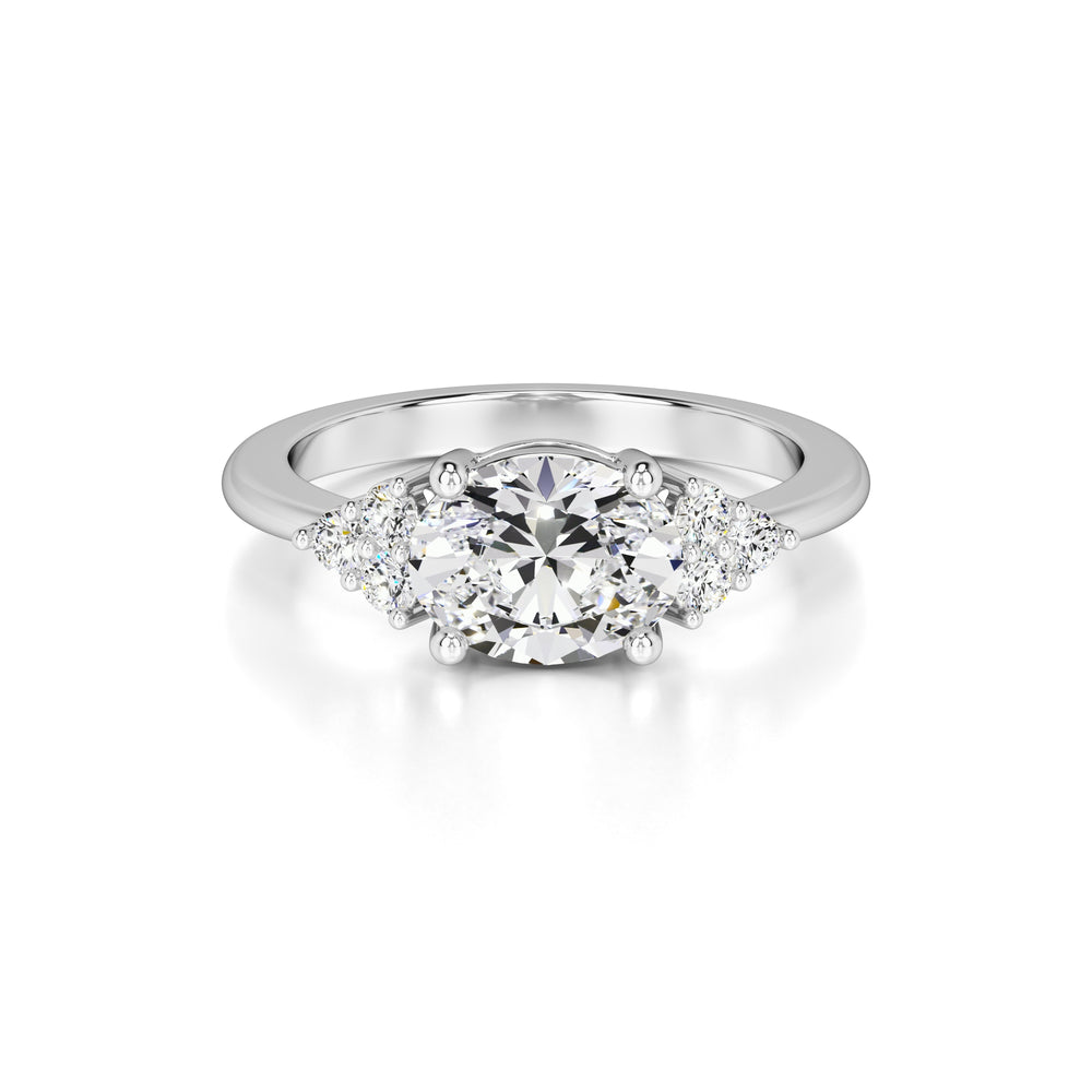 Morgan Lab Grown Diamond Ring | White Gold | 1