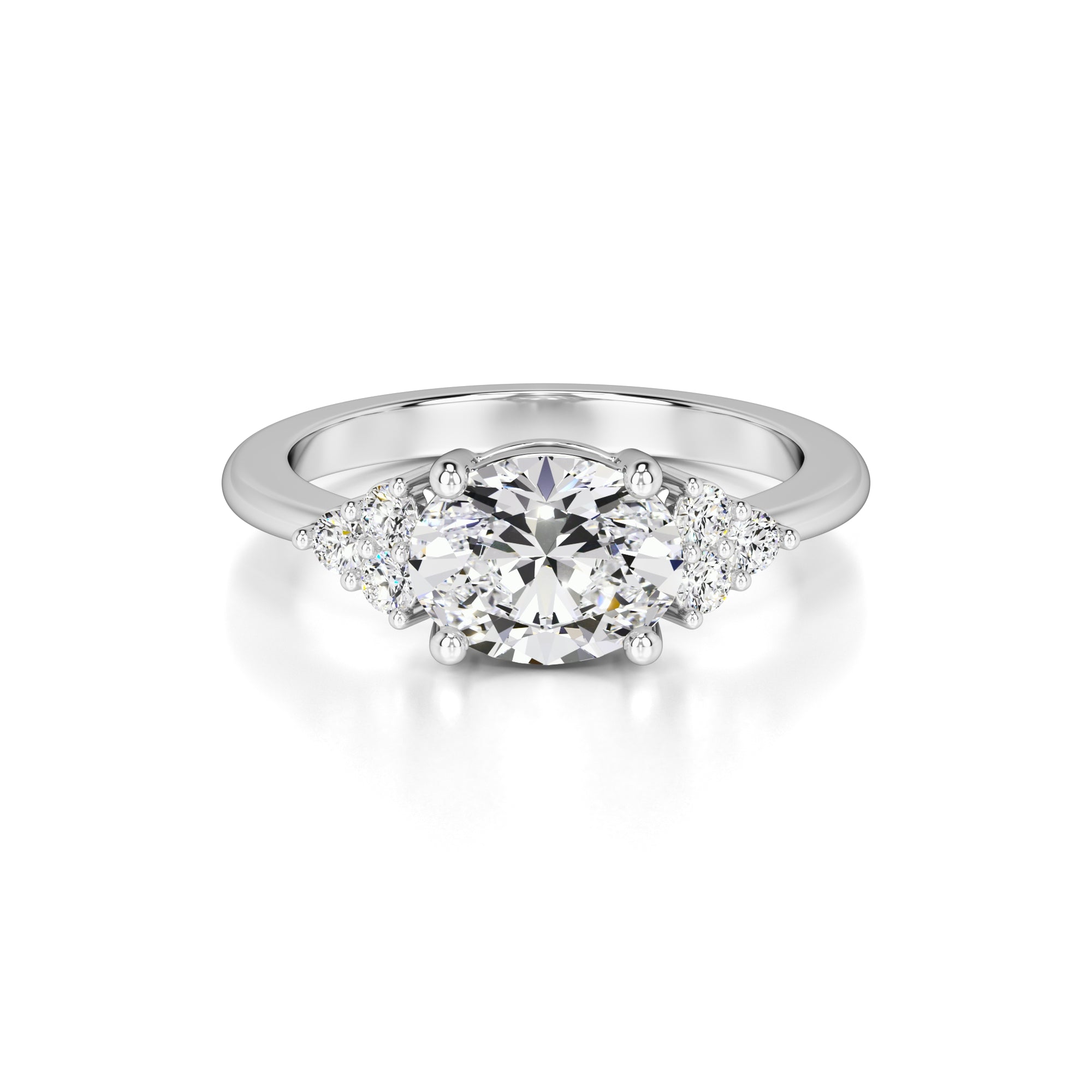 Morgan Lab Grown Diamond Ring | White Gold | 1