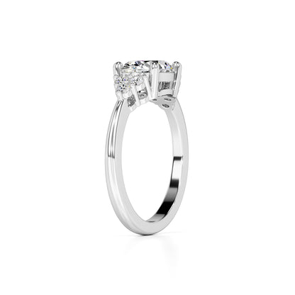 Morgan Lab Grown Diamond Ring | White Gold | 3