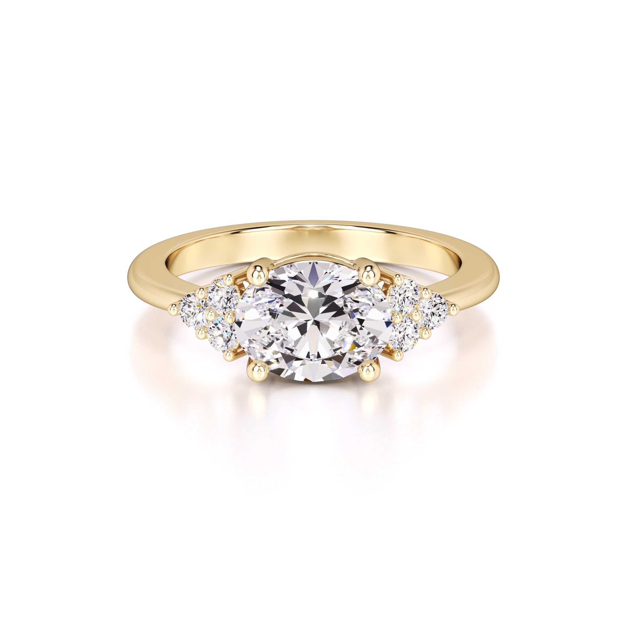 Morgan Lab Grown Diamond Ring | Yellow Gold | 1