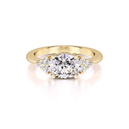 Morgan Lab Grown Diamond Ring | Yellow Gold | 1