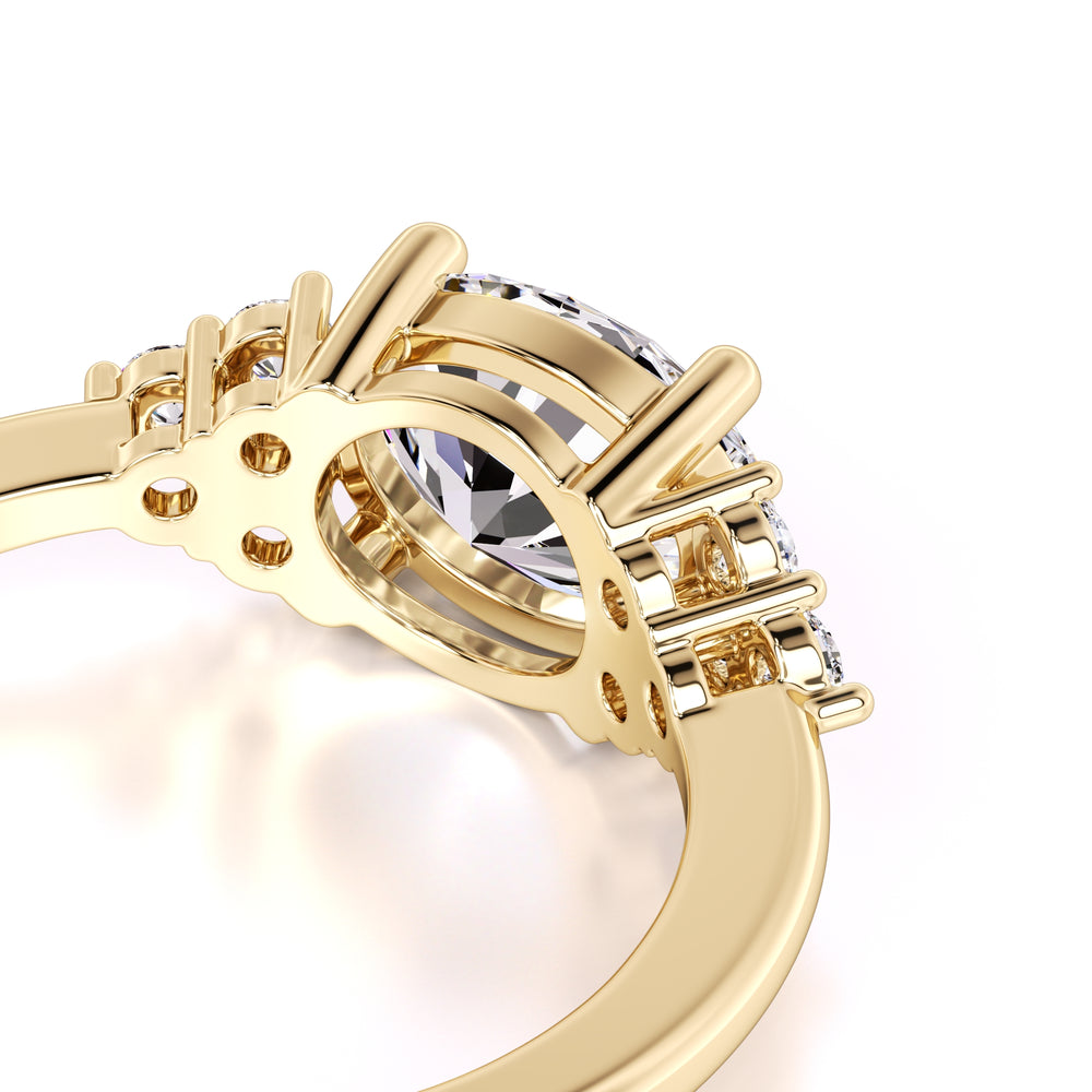 Morgan Lab Grown Diamond Ring | Yellow Gold | 2