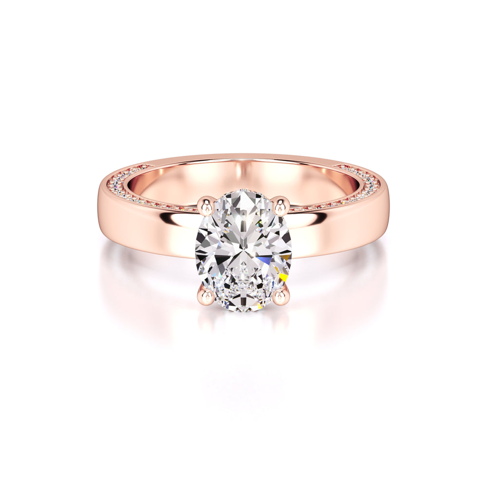 Molly Lab Grown Diamond Ring | Rose Gold | 1