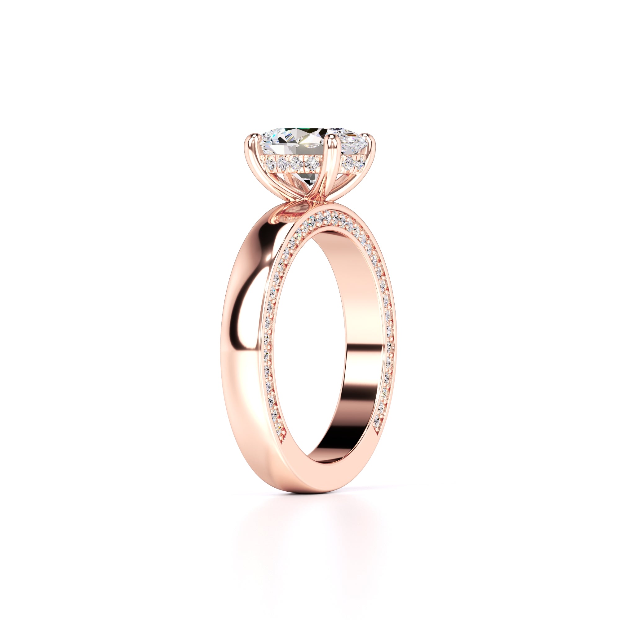 Molly Lab Grown Diamond Ring | Rose Gold | 3