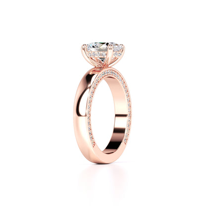 Molly Lab Grown Diamond Ring | Rose Gold | 3