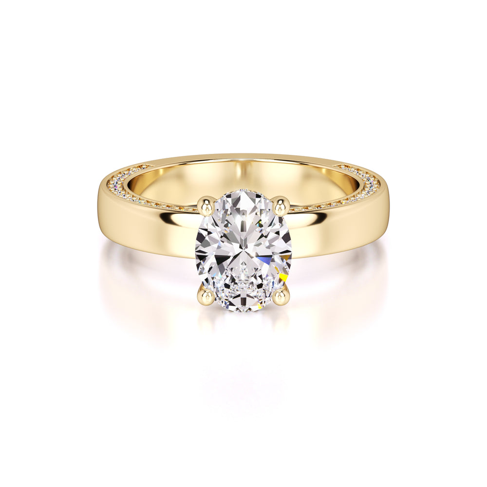 Molly Lab Grown Diamond Ring | Yellow Gold | 1