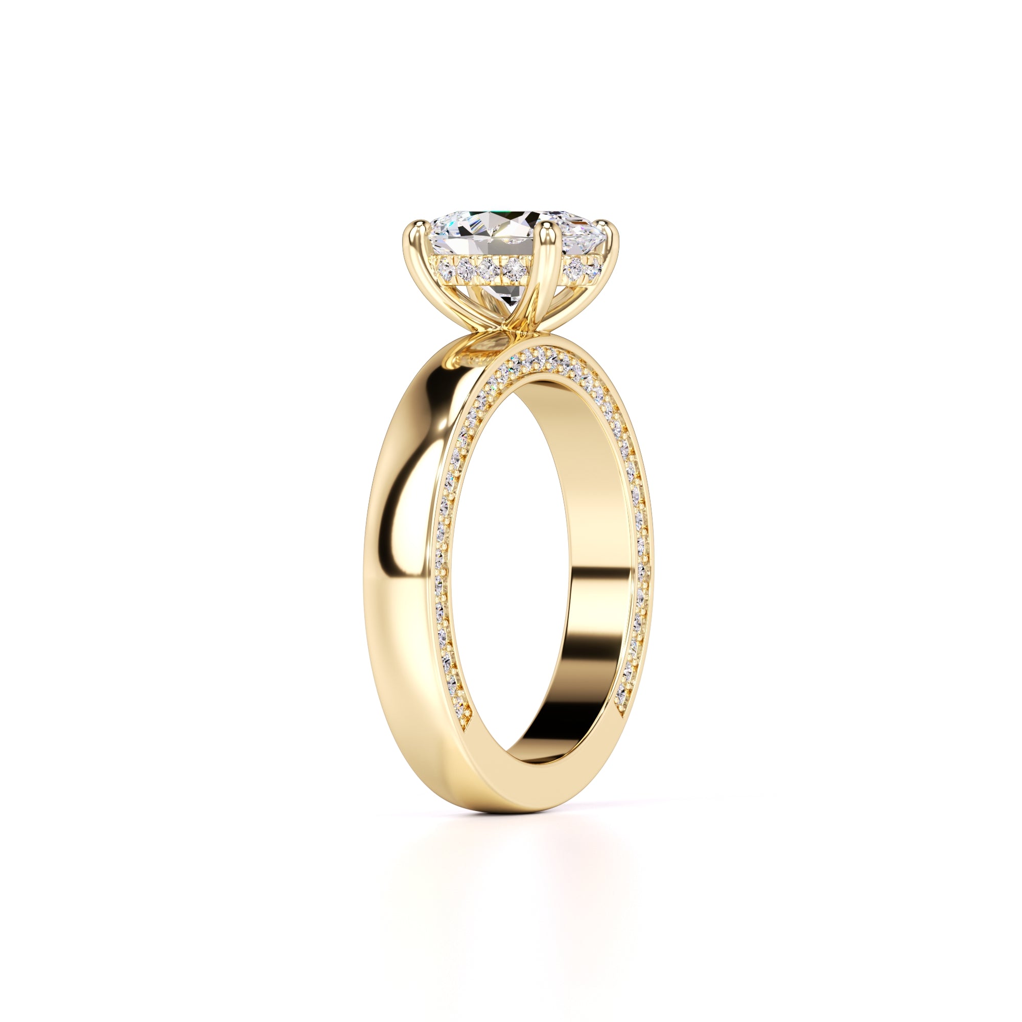 Molly Lab Grown Diamond Ring | Yellow Gold | 3