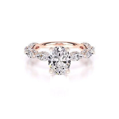 Anastasia Lab Grown Diamond Ring | Rose Gold | 1