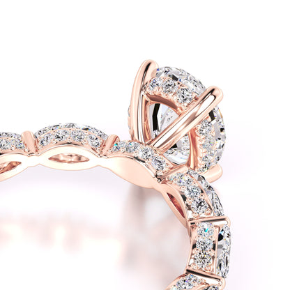 Anastasia Lab Grown Diamond Ring | Rose Gold | 2