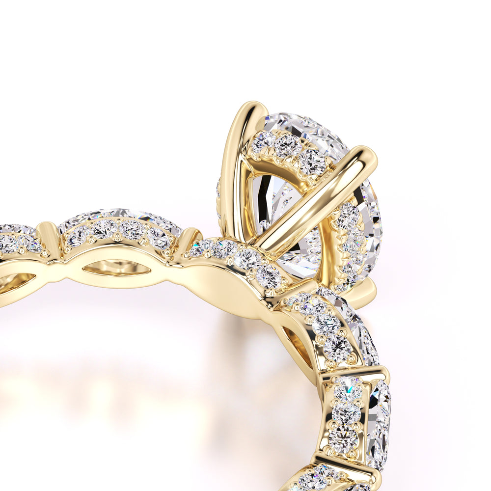 Anastasia Lab Grown Diamond Ring | Yellow Gold | 2
