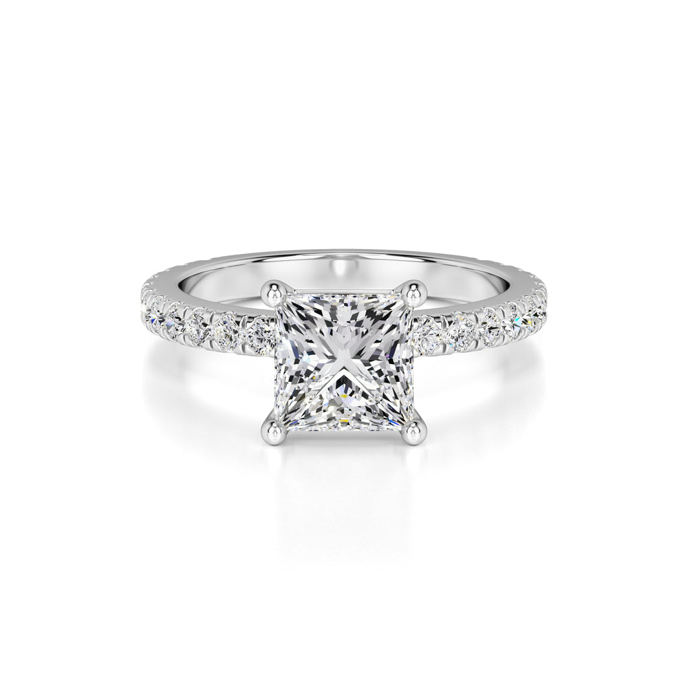 Vivian Lab Grown Diamond Ring | White Gold | 1
