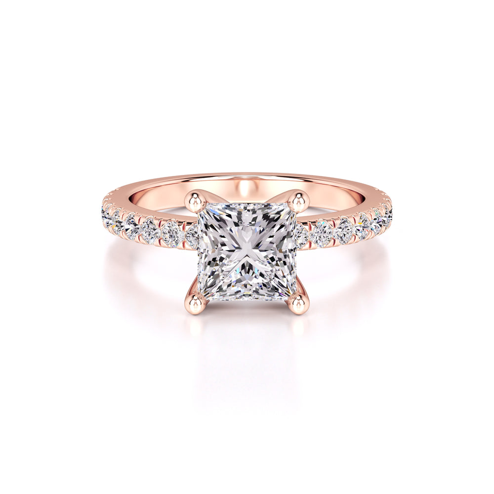 Kamila Lab Grown Diamond Ring | Rose Gold | 1