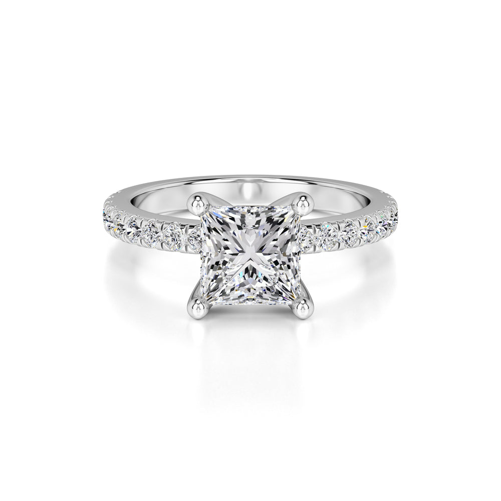 Kamila Lab Grown Diamond Ring | White Gold | 1