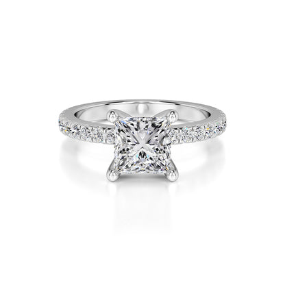 Kamila Lab Grown Diamond Ring | White Gold | 1
