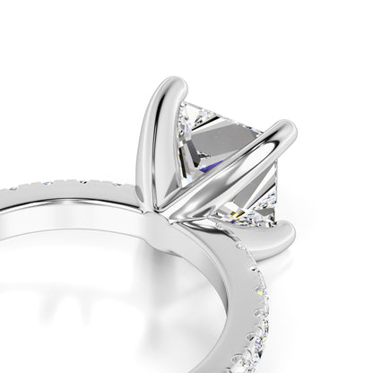 Kamila Lab Grown Diamond Ring | White Gold | 2